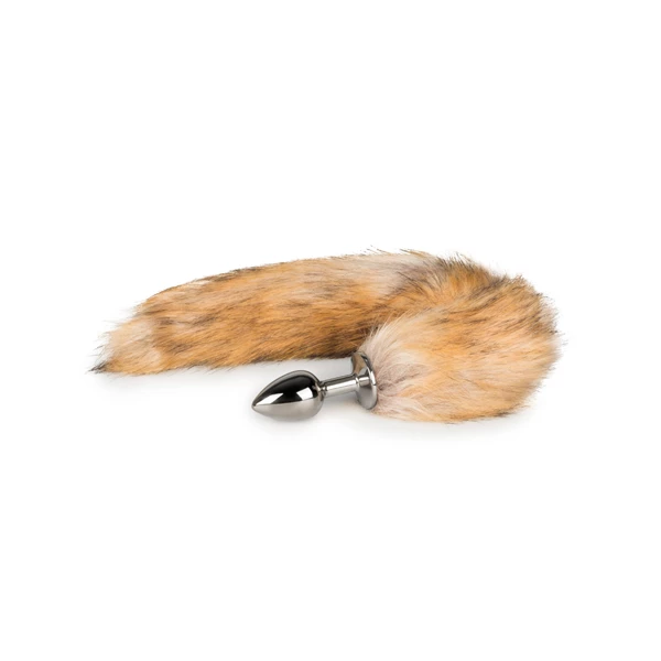 Easy Toys Fox tail 05 - Korek analny z ogonkiem, Jasnobrązowy