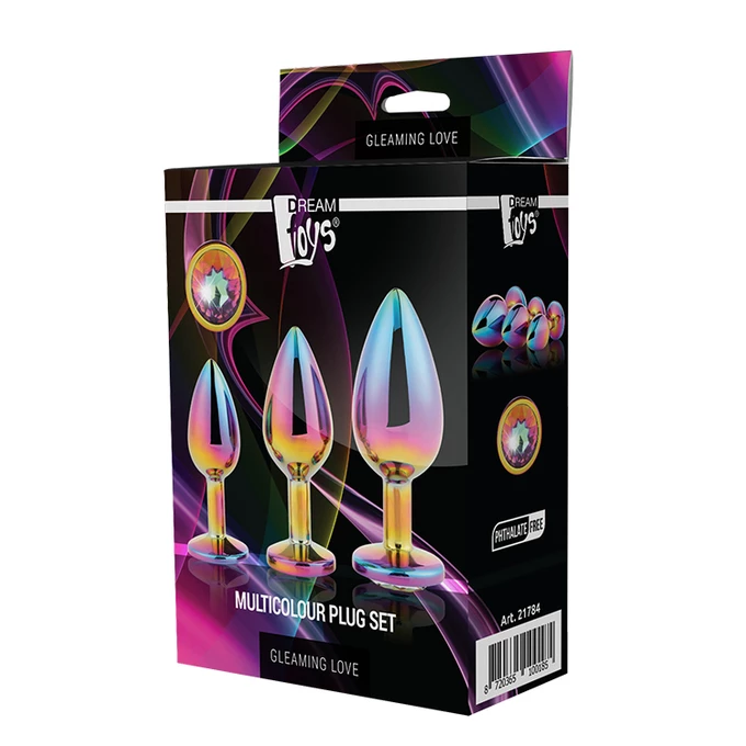 Dream Toys Gleaming Love Multicolour Plug Set - zestaw korków analnych