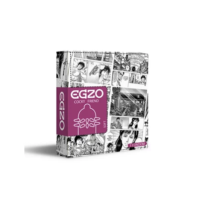 EGZO Hot Red - Prezerwatywa 1szt ze specjalnymi wypustkami