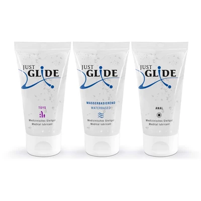 Just Glide 3X50Ml  - Sada lubrikantov