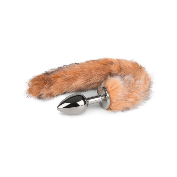 Easy Toys Fox tail 03 - Korek analny z ogonkiem, Brązowy