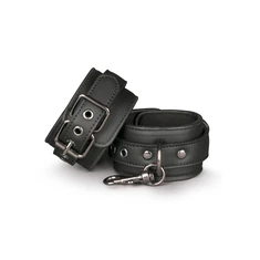Easy Toys Black Leather Handcuffs  - Putá