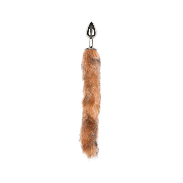Easy Toys Fox tail 03 - Korek analny z ogonkiem, Brązowy