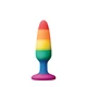 Dream Toys Colourful Love Rainbow Anal Plug Small  - Análny kolík