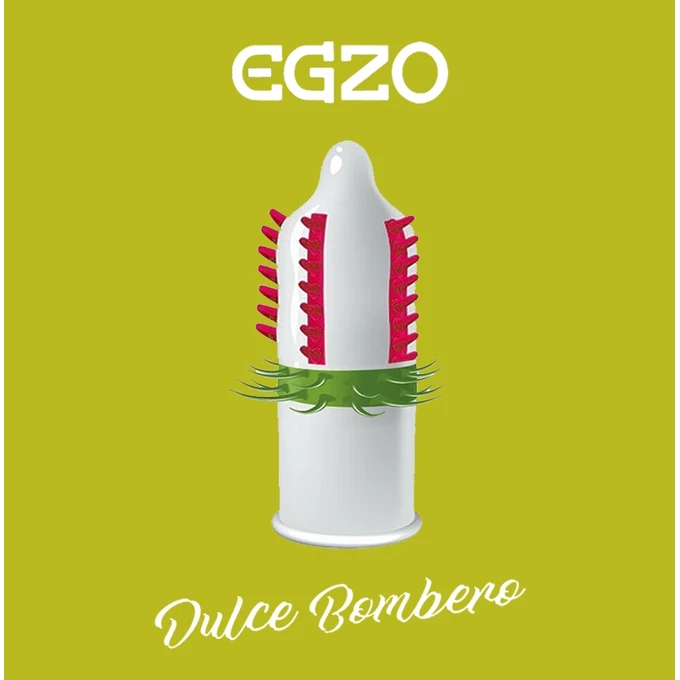 EGZO Dulce Bombero  - 1 ks kondóm so špeciálnymi výstupkami