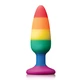Dream Toys Colourful Love Rainbow Anal Plug Medium  - Análny kolík