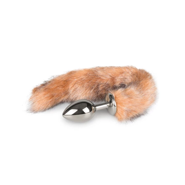 Easy Toys Fox tail 04 - Korek analny z ogonkiem, Brązowy