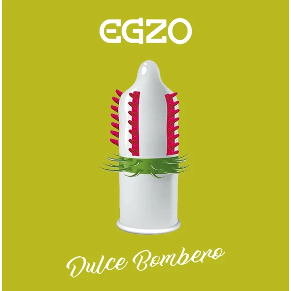 EGZO Dulce Bombero  - 1 ks kondóm so špeciálnymi výstupkami