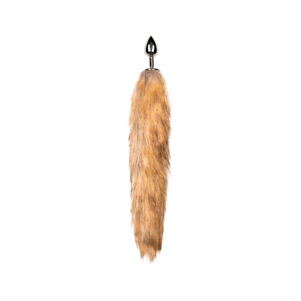 Easy Toys Fox tail 05 - Korek analny z ogonkiem, Jasnobrązowy