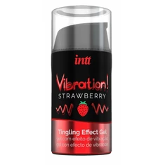 INTT Vibration Strawberry 15 Ml  - Stimulačný gél pre páry Jahoda