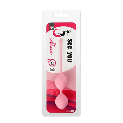 Dream Toys See You In Bloom Duo Balls 29Mm Pink - Kulki gejszy