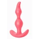 Lola Toys Anal Plug Bent Anal Plug Pink  - Ružový análny kolík