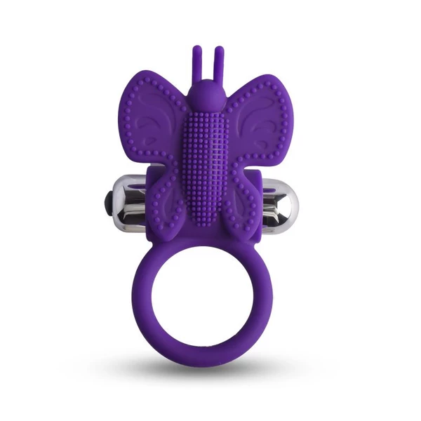 MSX Anello Fallico Vibrante Butterfly Toyz4Lovers - Wibrujący pierścień erekcyjny
