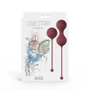 Lola Toys Vaginal Balls Set Love Story Carmen Wine Red - Kulki gejszy, bordowe