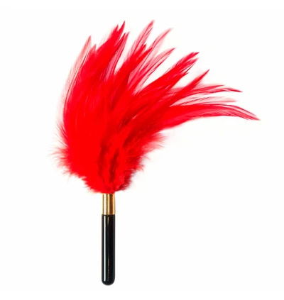 Lola Games Tickler Burlesque Plume Red - Piórko do łaskotania, czerwone