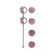 Lola Games Replacement Vaginal Balls Set Love Story Valkyrie Pink  - Venušine guličky fialové