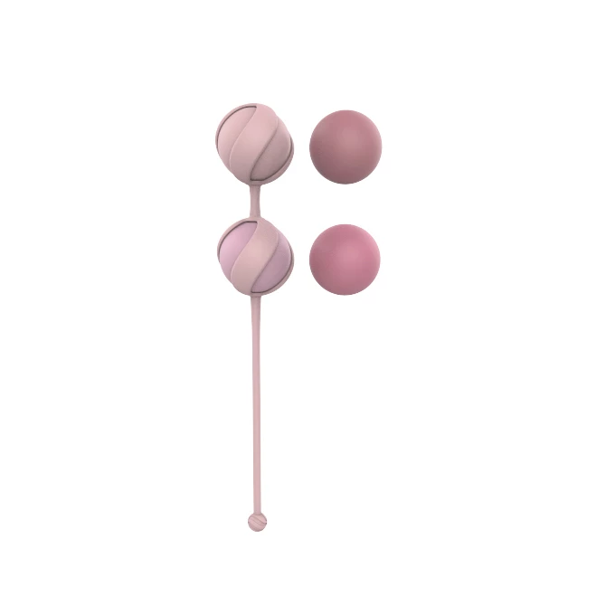 Lola Games Replacement Vaginal Balls Set Love Story Valkyrie Pink - Kulki gejszy, fioletowe