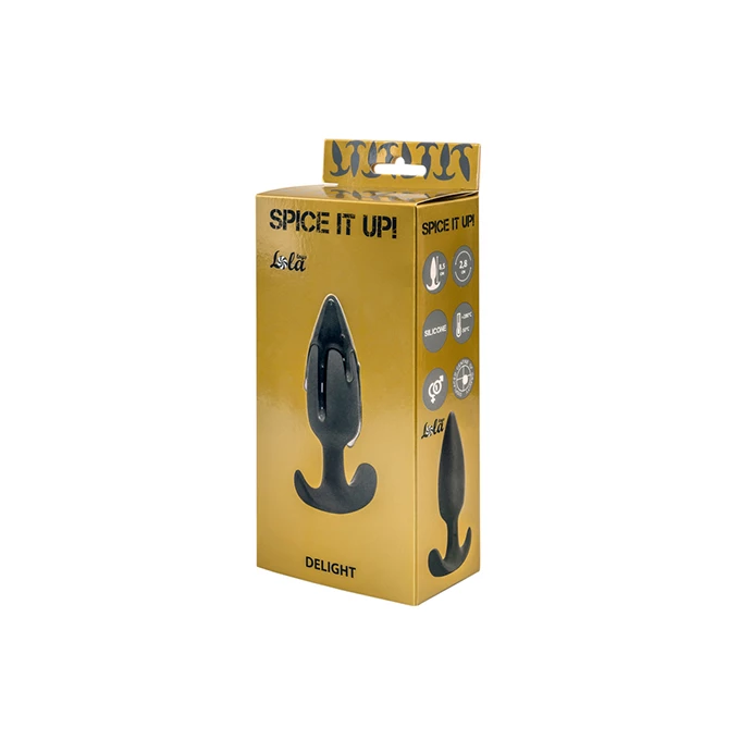 Lola Toys Anal Plug change Gravityspice Delight Dark Grey - Korek analny, szary