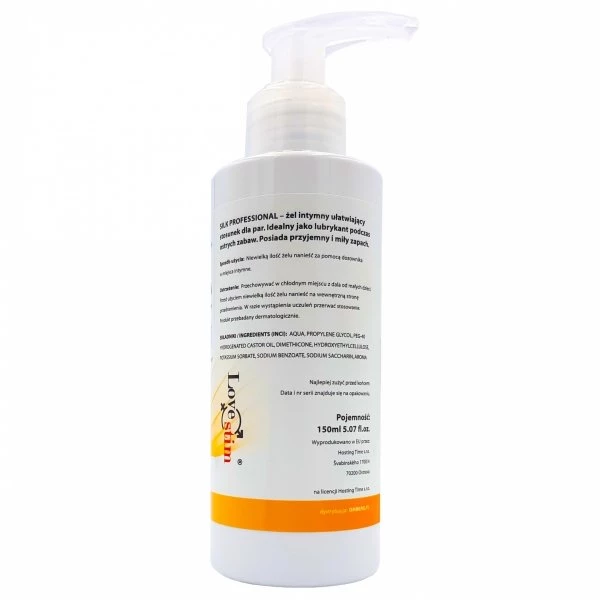 Love Stim Lovestim Silk Gel 150 ml - Lubrykant do skóry wrażliwej