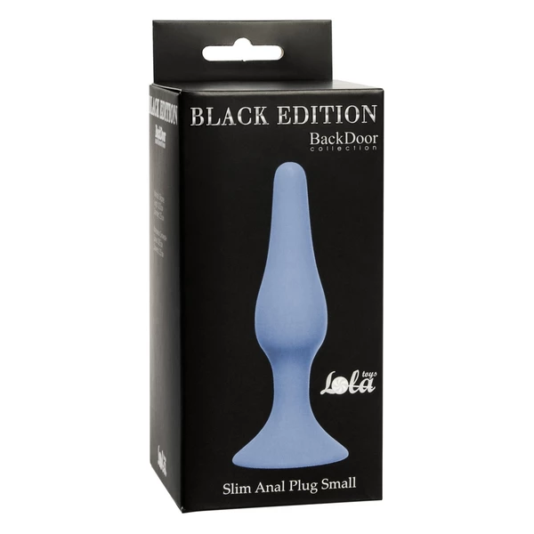 Lola Toys Slim Anal Plug Small Blue - Korek analny, niebieski