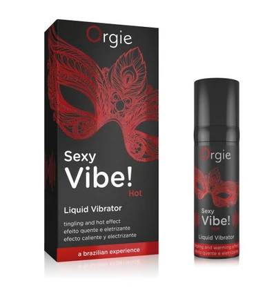 Orgie Hot Liquid Vibrator 15 Ml - Żel stymulujący dla par, rozgrzewający