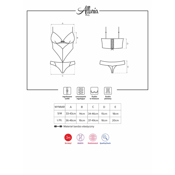 Obsessive Alluria - Body, Czarne