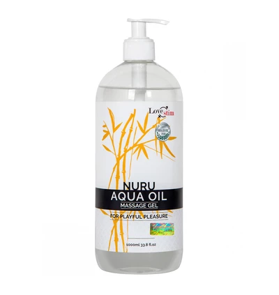 Love Stim Nuru Aqua Oil 1000 ml - Olejek do masażu