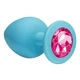 Lola Toys Anal Emotions Cutie Large Blue Pink Crystal  - ružový análny kolík s diamantom