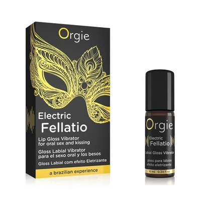 Orgie Eletric Fellatio Vibrating Gloss 10 Ml - Żel stymulujący do seksu oralnego