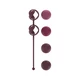 Lola Games Replacement Vaginal Balls Set Love Story Valkyrie Wine Red  - Venušine guličky červené