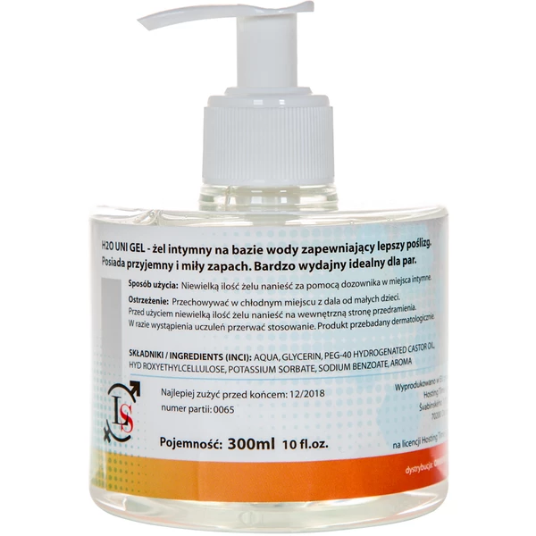 Love Stim H2O Uni Gel 300 ml - Lubrykant na bazie wody