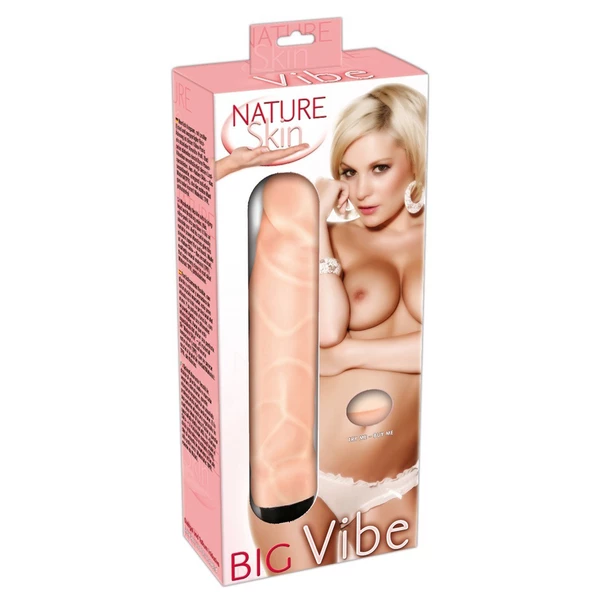 Nature Skin Big Vibe - Dildo wibrujące
