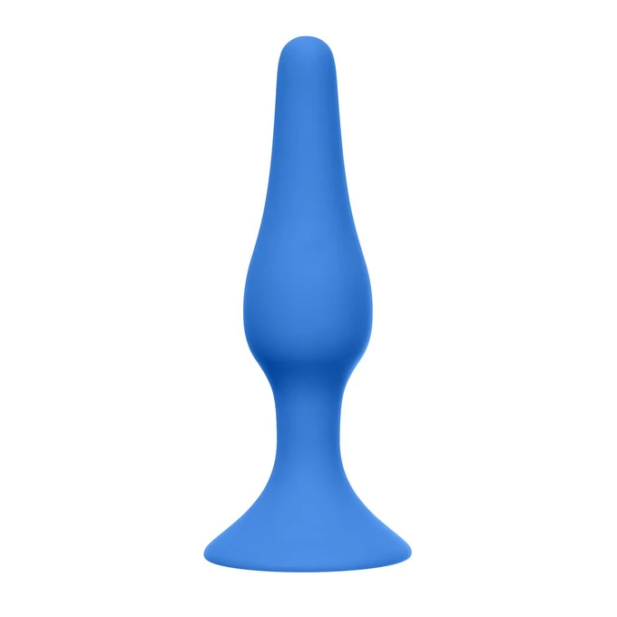 Lola Toys Slim Anal Plug Medium Blue - Korek analny, niebieski