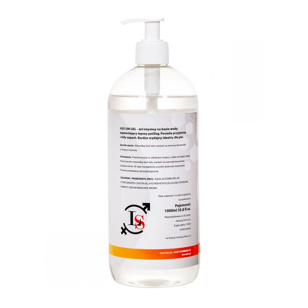 Love Stim H2O Uni Gel 1000 ml - Lubrykant na bazie wody