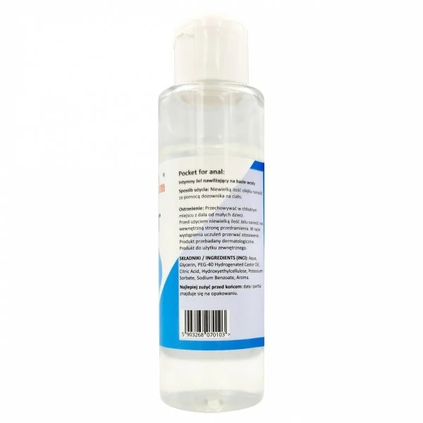 Love Stim Pocket In Anal 100 ml - Lubrykant analny na bazie wody