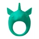 Lola Games Mimi Animals Unicorn Alfie Green  - zelený erekčný krúžok s vibráciami
