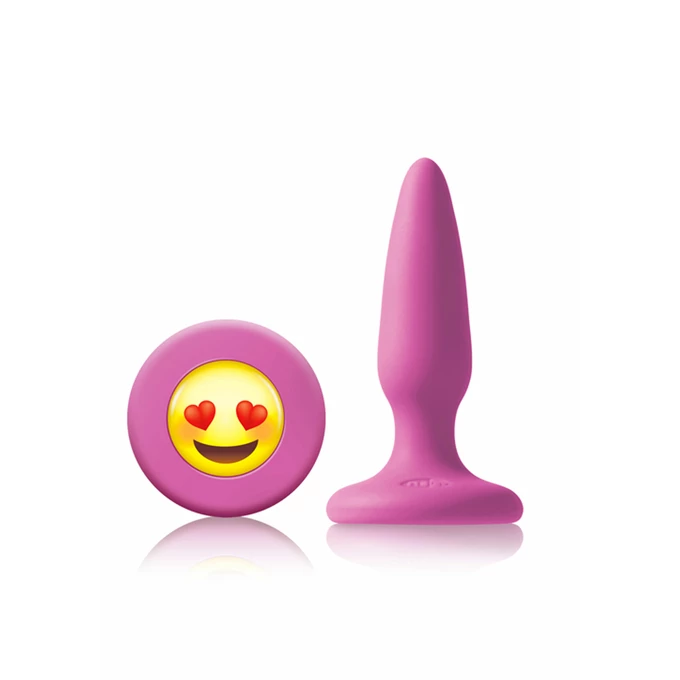 NS Novelties Mojis Plug #Ily - Korek analny, emoji fioletowy