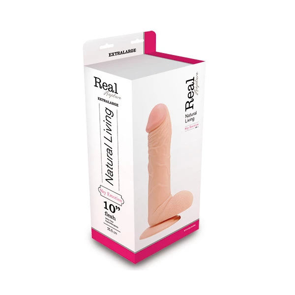 Real Realistic DildoRapture Flesh 10'' - Dildo klasyczne