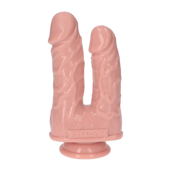TOYZ4LOVERS Caino E Abele Flesh - Dildo podwójne, cieliste