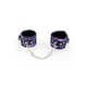 Toyfa Hand Cuffs With Metal Chain Tracery Purple  - Putá