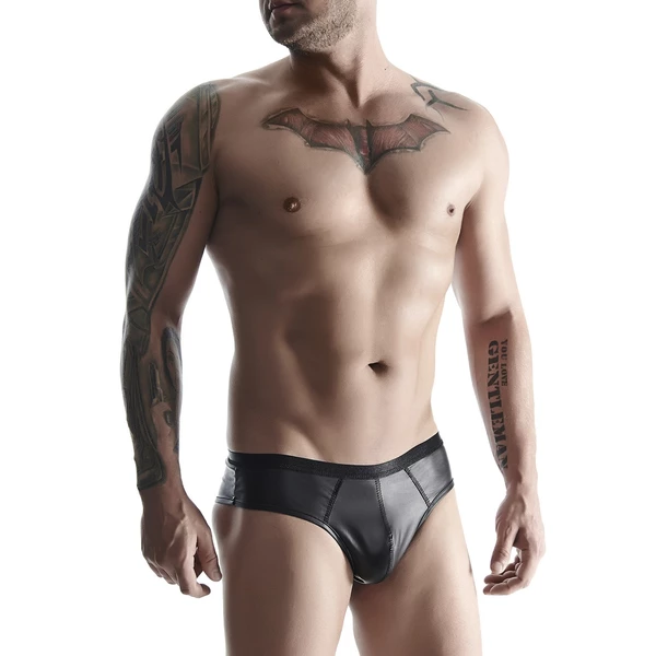 Regnes Men's Wetlook 03 - Męskie Figi, Czarne