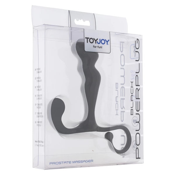 ToyJoy Power Plug Prostate Massager Black - Masażer prostaty