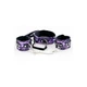 Toyfa Set Collar With Hand Cuffs Metal Chain Tracery Purple  - putá s obojkom