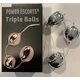 Power Escorts Triple Balls Silver - Kulki analne, srebrne