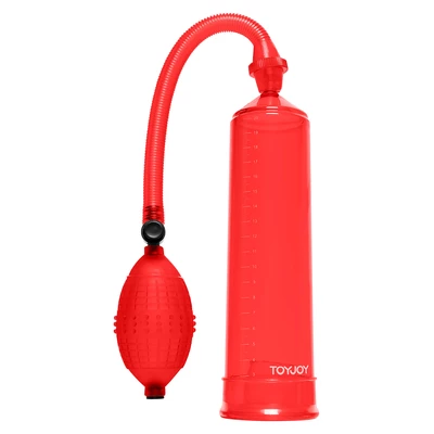 ToyJoy Power Pump Red - Pompka powiększająca penisa
