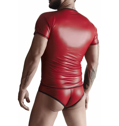 Regnes Men's Wetlook 21 - Męski komplet, Czerwony