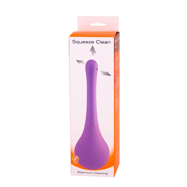 Seven Creations Squeeze Clean Purple - Gruszka do lewatywy