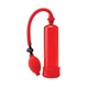 Pipedream Beginners Power Pump Red  - červená vákuová pumpa