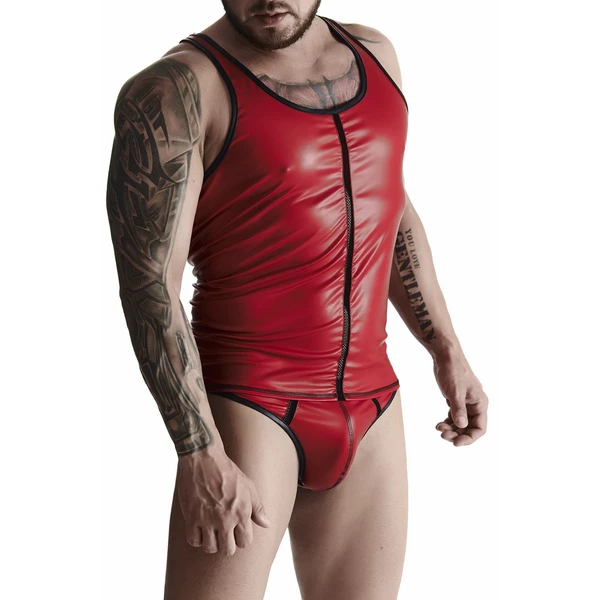 Regnes Men's Wetlook 23 - Męski komplet, Czerwony