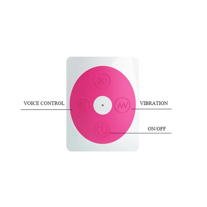 Pretty Love Daniel 30 Voice Control - Wibrator klasyczny sterowany głosowo